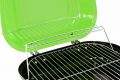 Garth Kufříkový gril na dřevěné uhlí, zelený