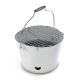 Mini BBQ gril vědro, bílý