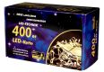 Vánoční LED řetěz 40 m, 400 LED, teple bílý