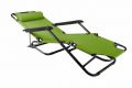 Garthen Skládací zahradní lehátko, 155 x 46 cm, zelené