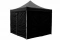 Sada 2 bočních stěn pro PROFI zahradní stan 3 x3 m černá