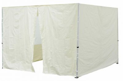 Sada 2 bočních stěn pro PROFI zahradní stan 3x3 m, champagne
