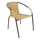 Zahradní bistro židle  - stohovatelná, béžová