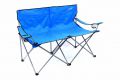 Kempingová skládací lavice Divero skládací XXL - modrá