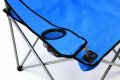 Kempingová skládací lavice Divero skládací XXL - modrá