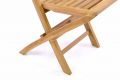 Skládací zahradní židle DIVERO Hantown, týkové dřevo