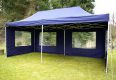 PROFI Zahradní párty stan, nůžkový, modrý, 3 x 6