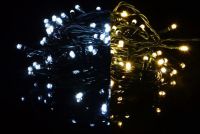 Vánoční světelný řetěz 9,9 m, 100 LED, 9 blikajících funkcí