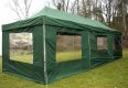 Zahradní skládací párty stan PROFI - zelený 3 x 9 m