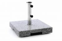 Stojan pro slunečník, žula a ocel, 37 kg