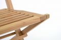 Sada Skládací zahradní židle DIVERO Hantown, týk, 2 ks