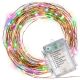 LED osvětlení, měděný drát, 100 LED, barevné