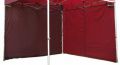 Sada 2 bočních stěn pro PROFI zahradní stan 3 x 3 m, vínová