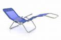 Zahradní sada 2 ks houpacích lehátek, 160 cm, modrá