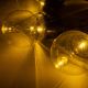 LED solární světelný řetěz s 10 žárovkami