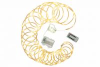Vánoční LED osvětlení 10 m, MINI kabel, teple bílý