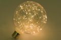 Vánoční dekorace žárovka 20 cm, 80 LED, teple bílá