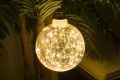 Vánoční dekorace žárovka 20 cm, 80 LED, teple bílá