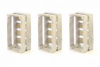 Sada 3 ks dřevěných vintage přepravek - vel. L