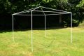 Zahradní párty stan - zelený 3 x 3 m + 2 boční stěny