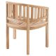 DIVERO Zahradní teakové křeslo, 83 x 68 x 48 cm