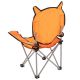 Dětská skládací kempingová židle - motiv kočka