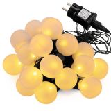 Zahradní párty osvětlení, 20 LED, teple bílá