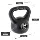 MAXXIVA Kettlebell činka, černá, 14 kg