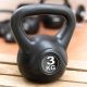 MAXXIVA Kettlebell činka, černá, 3 kg