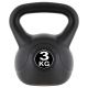 MAXXIVA Kettlebell činka, černá, 3 kg
