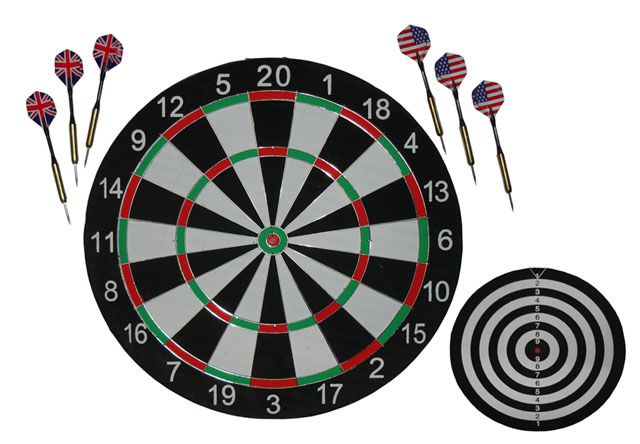 CorbySport 4345 Terč na šipky 45 cm kovový rám