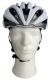 Cyklistická helma, velikost L, stříbrná
