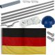 FLAGMASTER® Vlajkový stožár vč. vlajky Německo II., 650 cm