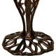 Garth Ptačí koupel s krmítkem z litiny, bronz, 50 cm