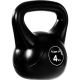 MOVIT Kettlebell činka, 4 kg, černá