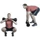 MOVIT Kettlebell činka, 6 kg, černá