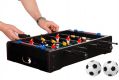 GamesPlanet® Mini stolní fotbálek, 51 x 31 x 8 cm, černý