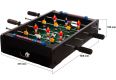 GamesPlanet® Mini stolní fotbálek, 51 x 31 x 8 cm, černý