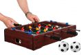 GamesPlanet® Mini stolní fotbálek, 51 x 31 x 8 cm, tmavá