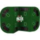 GamesPlanet® Skládací pokerová podložka, zelená