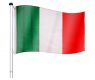 FLAGMASTER® Vlajkový stožár vč. vlajky Itálie, 650 cm