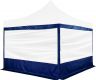 INSTENT PRO Boční stěna s oknem pro stany 3 x 3 m, modrá