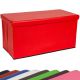 Skládací lavice s úložným prostorem - červená