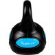 MOVIT Kettlebell činka - 3 kg, černá/sv. modrá
