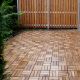 STILISTA Dřevěné dlaždice, mozaika 4 x 3, akát, 1 m²