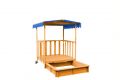 MARIMEX Pískoviště dřevěné s altánkem, 113 x 116 x 136,50 cm