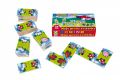 Domino Moje první zvířátka dřevo společenská hra 28ks v krabičce 17x9x3,5cm MPZ