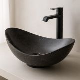 Umyvadlo z přírodního kamene Turpis Black