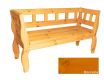 Zahradní RETRO lavice s povrchovou úpravou  157cm - BOROVICE