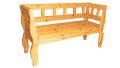 Zahradní RETRO lavice s povrchovou úpravou  157cm - BOROVICE